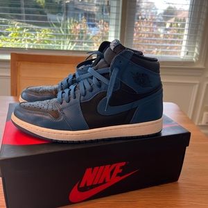 Size 10 - Jordan 1 Retro OG High Dark Marina Blue